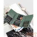 Peterson női bőr pénztárca PTN 42108-MD – zöld