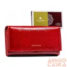 Peterson női bőr pénztárca PTN 42122-SH – piros
