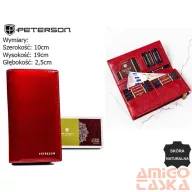 Peterson női bőr pénztárca PTN 421431-SH – piros