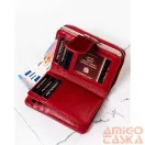 Peterson női bőr pénztárca PTN 425214-SH – piros