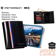 Peterson férfi bőr pénztárca PTN 22309-VT-A