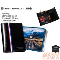 Peterson férfi bőr pénztárca PTN 22308-VT-A