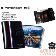 Peterson férfi bőr pénztárca PTN 22310L-VT-A