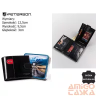 Peterson férfi bőr pénztárca PTN 22301L-VT-E