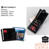 Peterson férfi bőr pénztárca PTN 22305L-VT-E