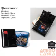 Peterson férfi bőr pénztárca PTN 22311L-VT-E