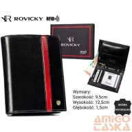 Rovicky férfi bőr pénztárca 22314-RVTP