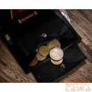 Peterson férfi bőr pénztárca PTN 317-P-UP UA – fekete