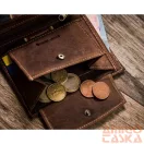 Peterson férfi bőr pénztárca PTN 317-P-UP UA – barna
