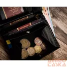 Peterson férfi bőr pénztárca PTN 324-P-UP UA – fekete