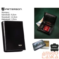 Peterson férfi bőr pénztárca PTN 317-P