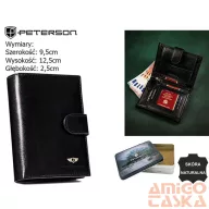 Peterson férfi bőr pénztárca PTN 317Z-P