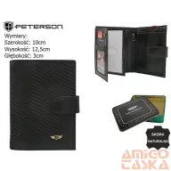 Peterson férfi bőr pénztárca PTN 339Z-CA