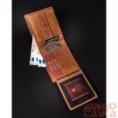 Peterson férfi bőr pénztárca PTN N008-PCA – barna