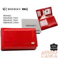 Rovicky női bőr pénztárca CPR-007-BAR