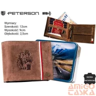 Peterson férfi bőr pénztárca PTN 304PW-01