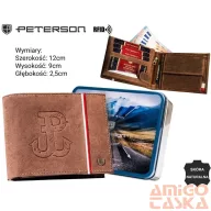 Peterson férfi bőr pénztárca PTN 304PW-02