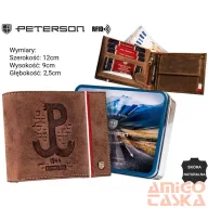 Peterson férfi bőr pénztárca PTN 304PW-03