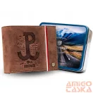 Peterson férfi bőr pénztárca PTN 304PW-03