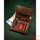 Peterson férfi bőr pénztárca PTN 317PW-01 2-1-4
