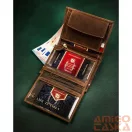 Peterson férfi bőr pénztárca PTN 317PW-01 2-1-4