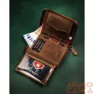 Peterson férfi bőr pénztárca PTN 340PW-01 2-1-4