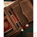 Peterson férfi bőr pénztárca PTN 340PW-01 2-1-4