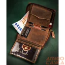 Peterson férfi bőr pénztárca PTN 340PW-02 2-1-4