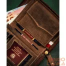 Peterson férfi bőr pénztárca PTN 340PW-02 2-1-4