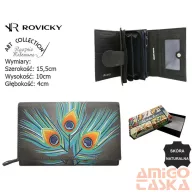 Rovicky női bőr pénztárca R-N19-ART