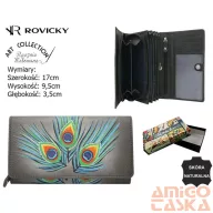 Rovicky női bőr pénztárca R-N22-ART