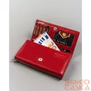 Peterson női bőr pénztárca PTN RD-07-GCL-S – piros