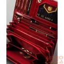 Peterson női bőr pénztárca PTN RD-07-GCL-S – piros