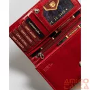 Peterson női bőr pénztárca PTN RD-07-GCL-S – piros