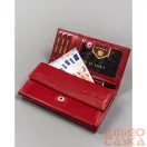 Peterson női bőr pénztárca PTN RD-08-GCL-S – piros