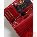 Peterson női bőr pénztárca PTN RD-08-GCL-S – piros