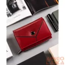 Peterson női bőr pénztárca PTN RD-02-GCL-Y – piros