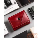Peterson női bőr pénztárca PTN RD-17-GCL-Y – piros