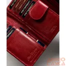 Peterson női bőr pénztárca PTN RD-21-GCL-Y – piros