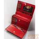 Peterson női bőr pénztárca PTN RD-22-GCL-Y – piros