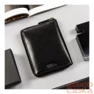 Peterson férfi bőr pénztárca PTN 340P-01 – fekete
