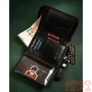 Peterson férfi bőr pénztárca PTN 340L-2-1-1 BLACK