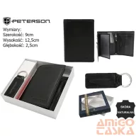   Peterson férfi pénztárca ajándékszett PTN SET-M-1542-KCS