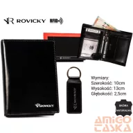 Rovicky férfi pénztárca ajándékszett R-SET-M-N4-KCS