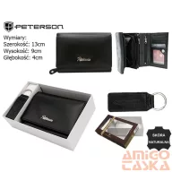Peterson női pénztárca ajándékszett PTN SET-D-02-KCS