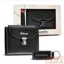 Peterson női pénztárca ajándékszett PTN SET-D-19-KCS – fekete