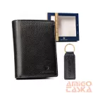 Peterson férfi pénztárca ajándékszett PTN SET-M-1542-D – fekete