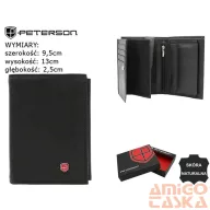 Peterson férfi bőr pénztárca PTN MR-03-CN