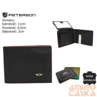 Peterson férfi bőr pénztárca PTN N78-CA