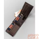 Peterson férfi bőr pénztárca PTN N992-BE-TRAV – barna